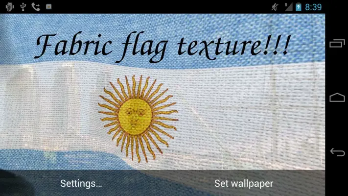 Argentina Flag android App screenshot 3